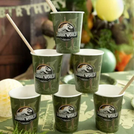 Jurassic World bekers 6 stuks 250ml