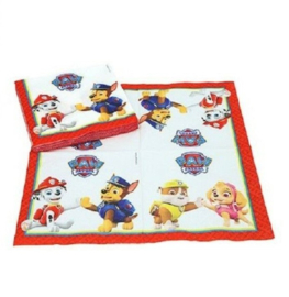Paw Patrol servetten 16 stuks 33x33cm