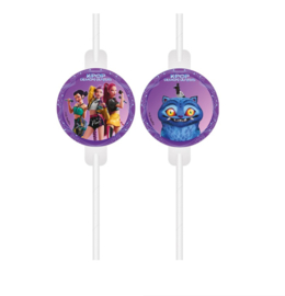 KPop Demon Hunters rietjes 4 stuks