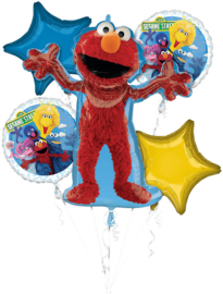 Sesamstraat Elmo ballonnen set 5st