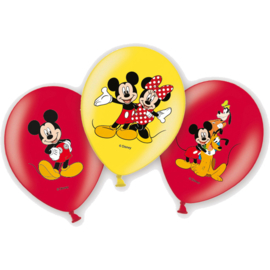 Mickey Mouse ballonnen 6st 27,5cm