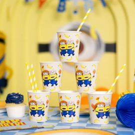 Minions bekers 6 stuks 250ml