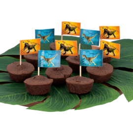 Jurassic dinosaurus prikkers 24 stuks 7cm