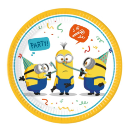 Minions borden 8 stuks 23cm