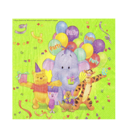 Winnie de Poeh servetten 20st 33x33cm