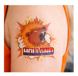 Oranje Holland leeuw tattoe
