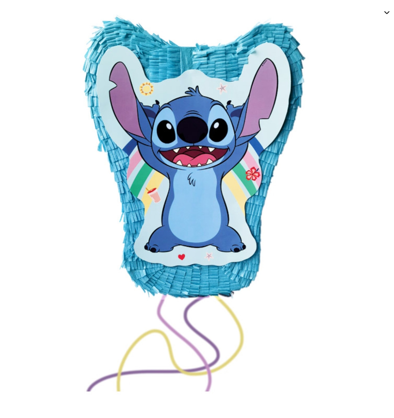 Stitch pinata 3D 35x27cm
