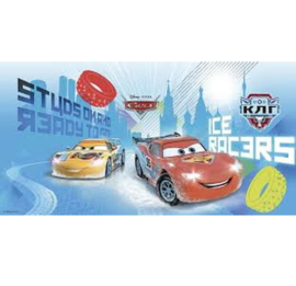 Cars versiering muur plastic 150x77cm