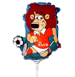 Dutchy KNVB folie ballon op stok 25cm