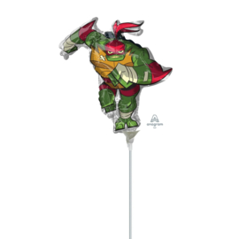 Teenage Mutant Ninja Turtles folie ballon op stok 25cm