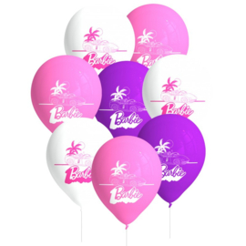 Barbie ballonnen 8 stuks 27cm