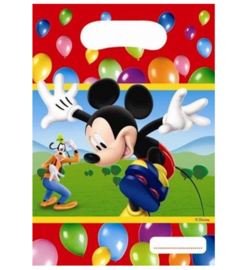 Mickey Mouse feestzakjes 6 stuks