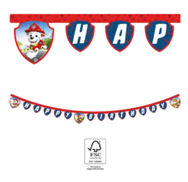 Paw Patrol Happy Birthday letterslinger 2m