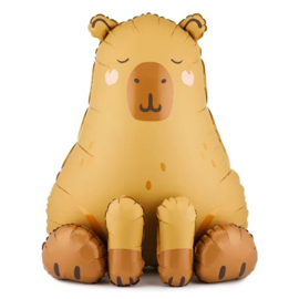 Capibara folie ballon staand 94x80cm