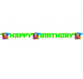 Verjaardag taart letterslinger 180cm