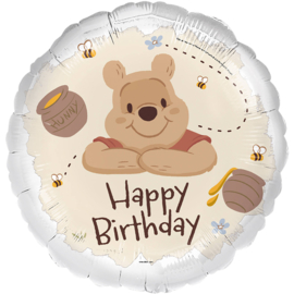 Winnie de Poeh Happy Birthday folie ballon 45cm