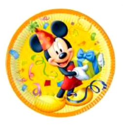 Mickey Mouse borden 10 stuks 20cm