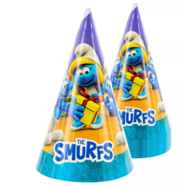 Smurfen feesthoedjes 10 stuks