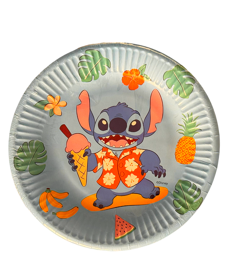 Stitch bordjes 12 stuks 19,5cm