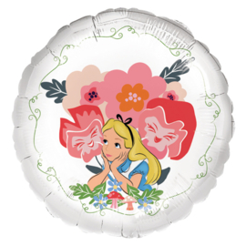 Alice in wonderland folie ballon 43cm