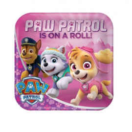 Paw Patrol borden 8 stuks 23cm