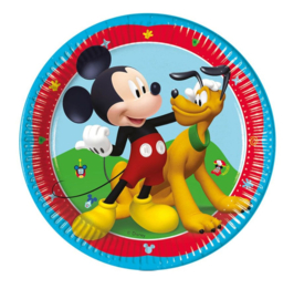 Mickey Mouse bordjes 8st 20cm