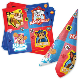 Paw Patrol servetten 16 stuks 33x33cm