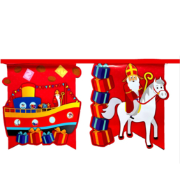 Sinterklaas slinger papier 6m