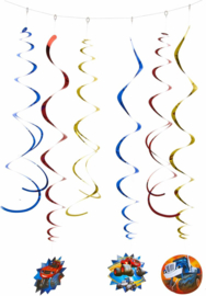 Blaze en de monsterwielen hangdecoratie 6 stuks