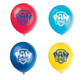 Paw Patrol ballonnen 8 stuks 30cm