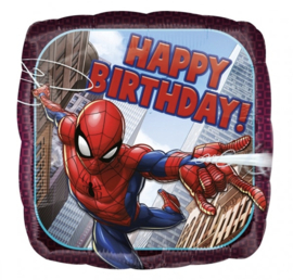 Spiderman Happy Birthday folie ballon 45cm