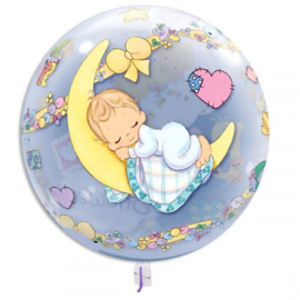 Baby Shower ballon doorzichtig 40cm