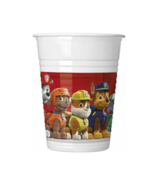 Paw Patrol bekers 8 stuks 200ml