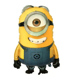 Minions Stuart folie ballon op stok 25cm