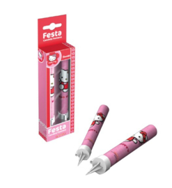 Hello Kitty fontein kaars 2 stuks