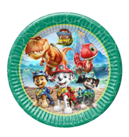Paw Patrol The Dino Movie borden 8 stuks 23cm