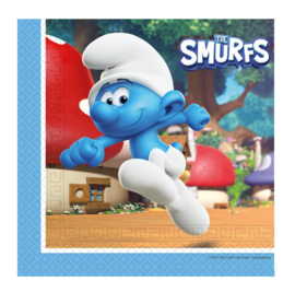 Smurfen servetten 20 stuks 33x33cm