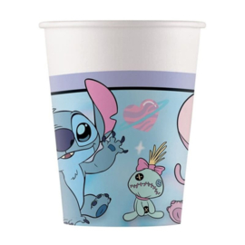 Stitch en Angel cute bekers 8 stuks 200ml