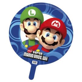 Super Mario en Luigi folie ballon 45cm