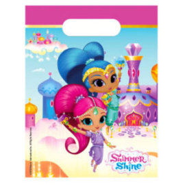 Shimmer and Shine feestzakjes 6 stuks