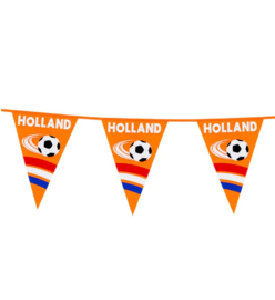 Oranje Holland  vlaggenlijn 6 m plastic