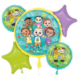 Cocomelon folie ballonnen set 5 stuks