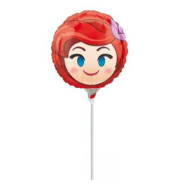 Zeemeermin Ariel emoji folie ballon