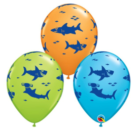 Happy Shark ballonnen 5 stuks