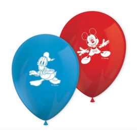 Mickey Mouse Donald Duck ballonnen 8 stuks 30cm