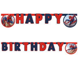 Spiderman Happy Birthday letterslinger 2m