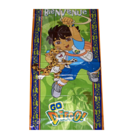 Dora en Diego deur banner plastic