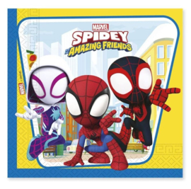 Spiderman Spidey servetten 20st 33cm