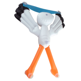 Opblaasbare ooievaar geboorte jongen of meisje 75cm