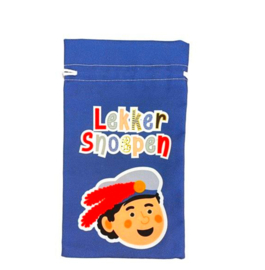 Sinterklaas Piet pepernotenzakje 15x25cm